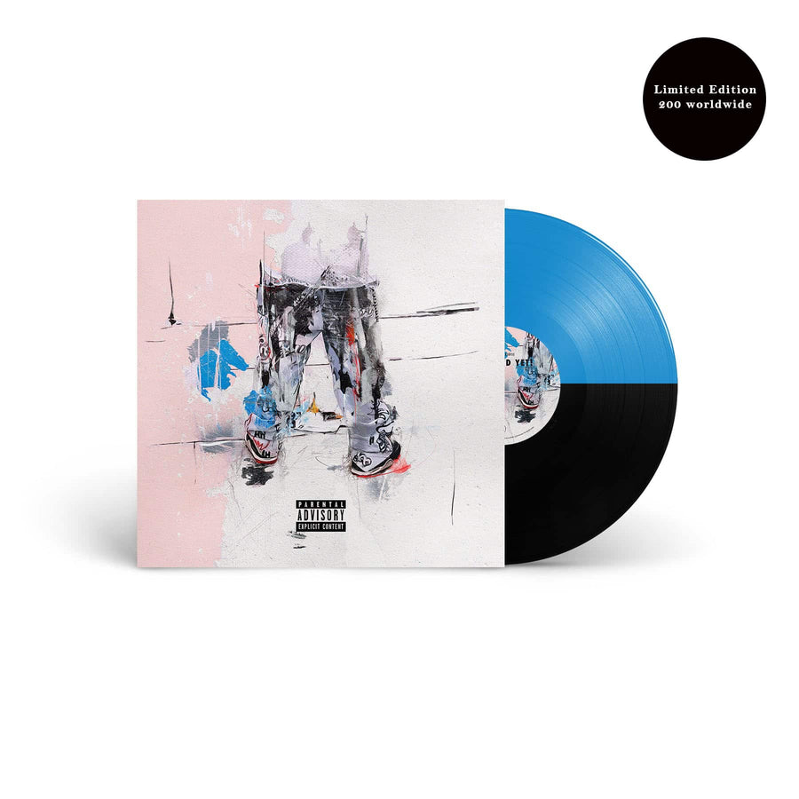 Lou From Paradise x Statik Selektah - Not Dead Yet! Exclusive Half Blue / Half Black Color Vinyl LP