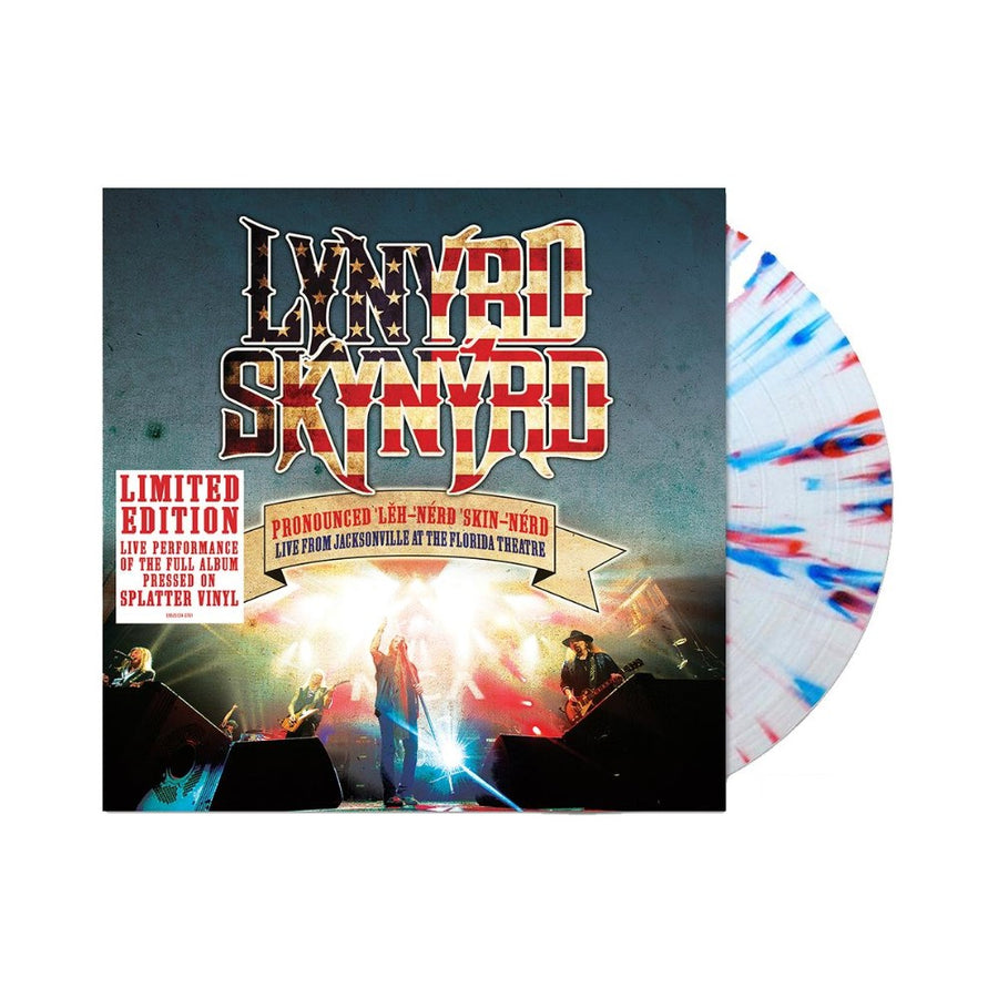Lynyrd Skynyrd - Pronounced Leh-Nerd Skin-Nerd: Live from The Florida Theatre Exclusive Limited White/Red/Blue Splatter Color Vinyl LP