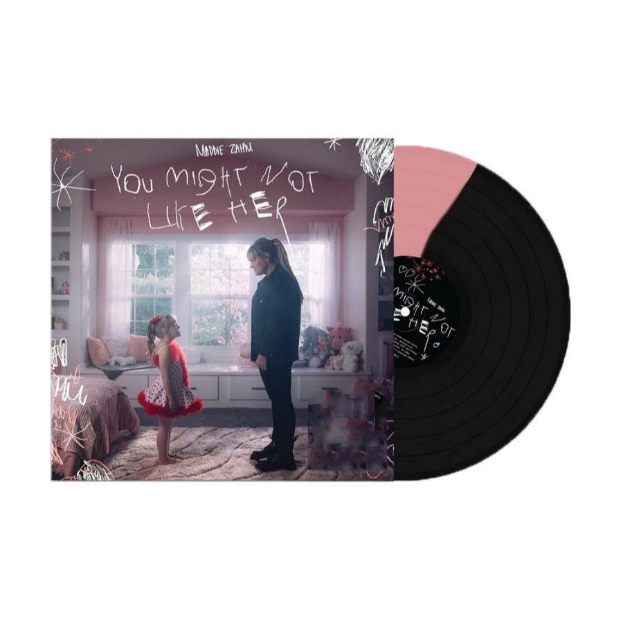 Maddie Zahm - You Might Not Like Her Exclusive Limited Half Black/Pink Color Vinyl LP