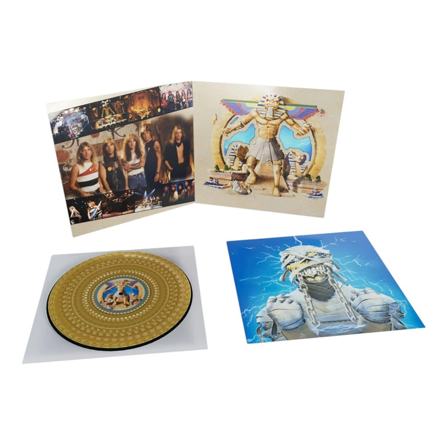 Iron Maiden - Powerslave 40th Anniversary Exclusive Limited Zoetrope Vinyl LP + 3D art Print