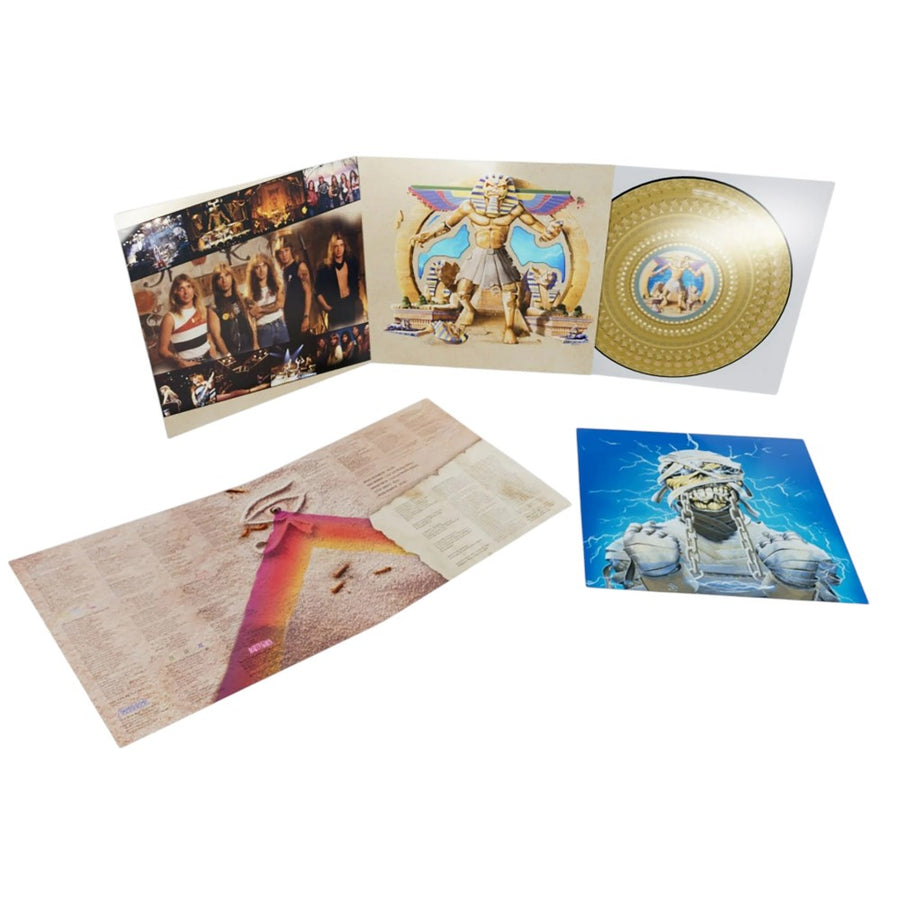 Iron Maiden - Powerslave 40th Anniversary Exclusive Limited Zoetrope Vinyl LP + 3D art Print