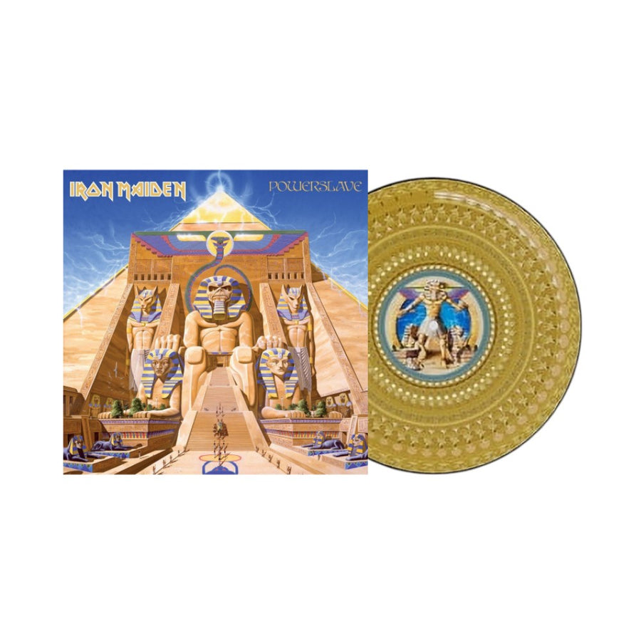 Iron Maiden - Powerslave 40th Anniversary Exclusive Limited Zoetrope Vinyl LP + 3D art Print