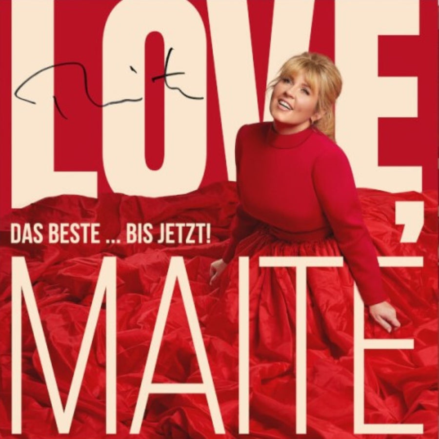 Maite Kelly - Love, Das Beste . . . Bis Jetzt! Exclusive Limited Red Color signed Vinyl 2x LP