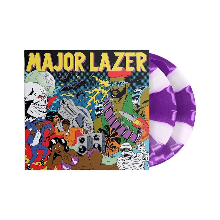 Major Lazer - Guns Don't Kill People...Lazers Do Exclusive Limited Purple/White Color Vinyl 2x LP