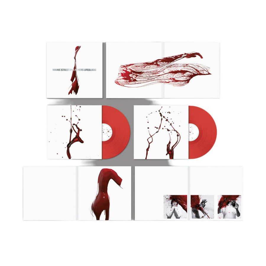 Manic Street Preachers - Lifeblood 20 Anniversary Exclusive Limited Blood Red Color Vinyl 2x LP