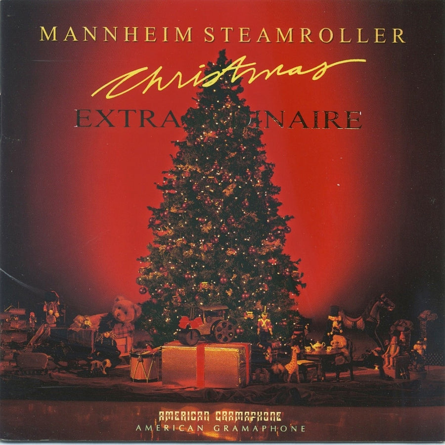 Mannheim Steamroller - Christmas Extraordinaire Exclusive Limited Edition Clear with Green/Red/White Splatter Color Vinyl LP Record