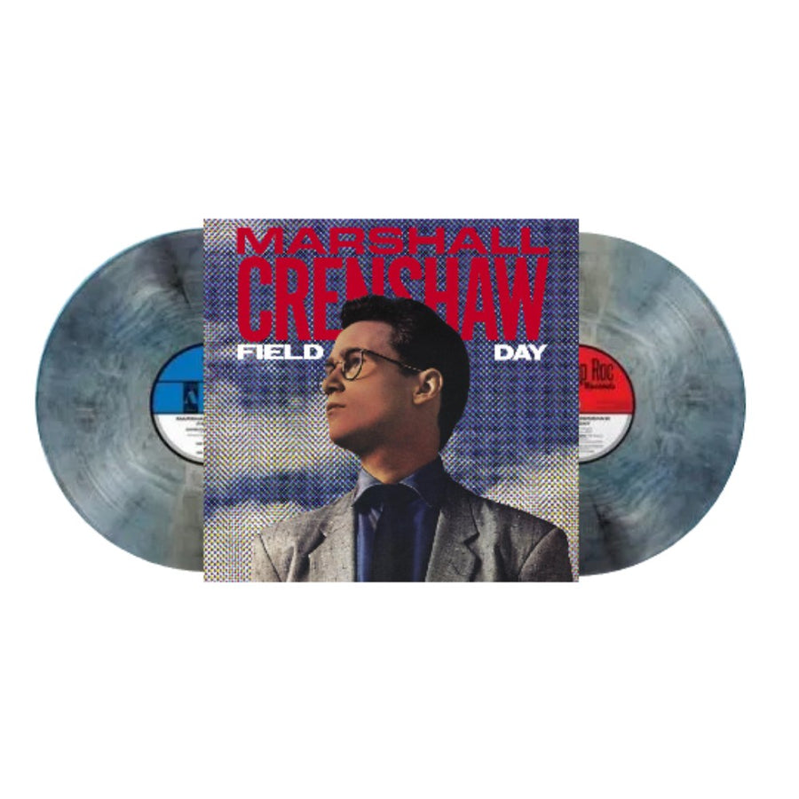 Marshall Crenshaw - Field Day Exclusive Silver/Blue Metallic Swirl Colored Vinyl 2x LP Record