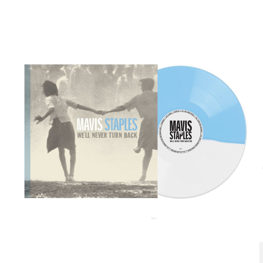 Mavis Staples - We'll Never Turn Back Exclusive Club Edition Blue & White Color Vinyl LP