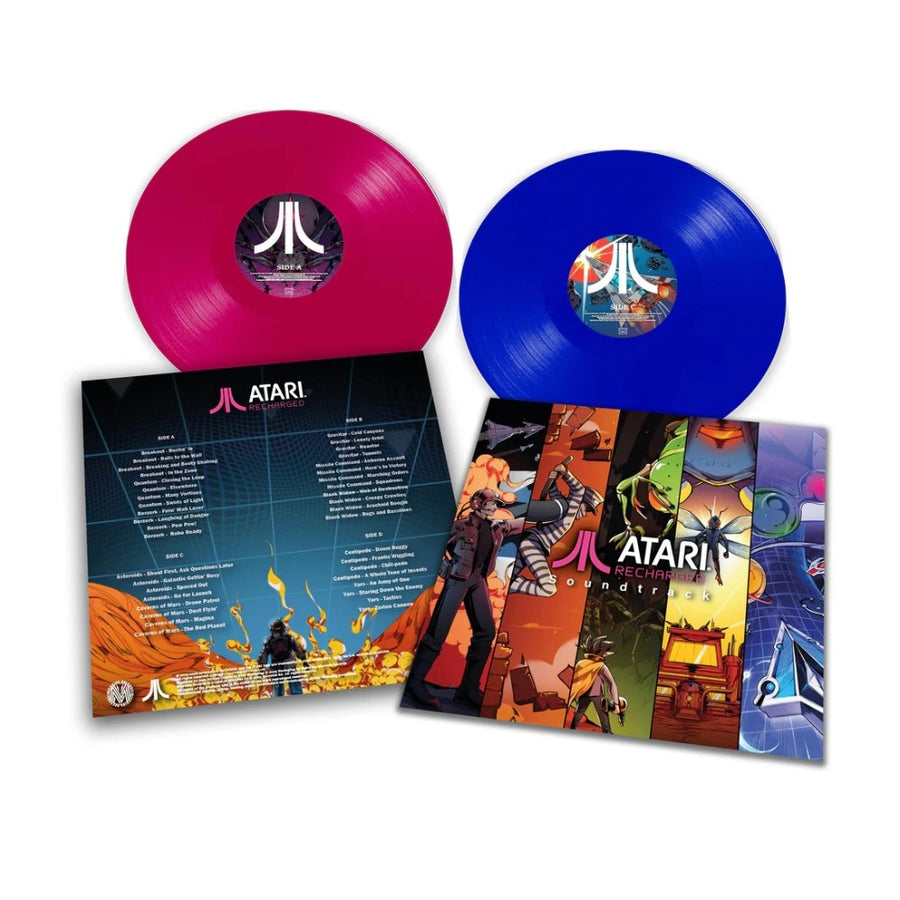 Megan Mcduffee - Atari Recharged Soundtrack Exclusive Limited Opaque Blue/Pink Color Vinyl 2x LP