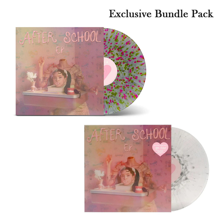 Melanie Martinez After School Exclusive Vinyl Bundle Forest Green & Clear Splatter 2xLP