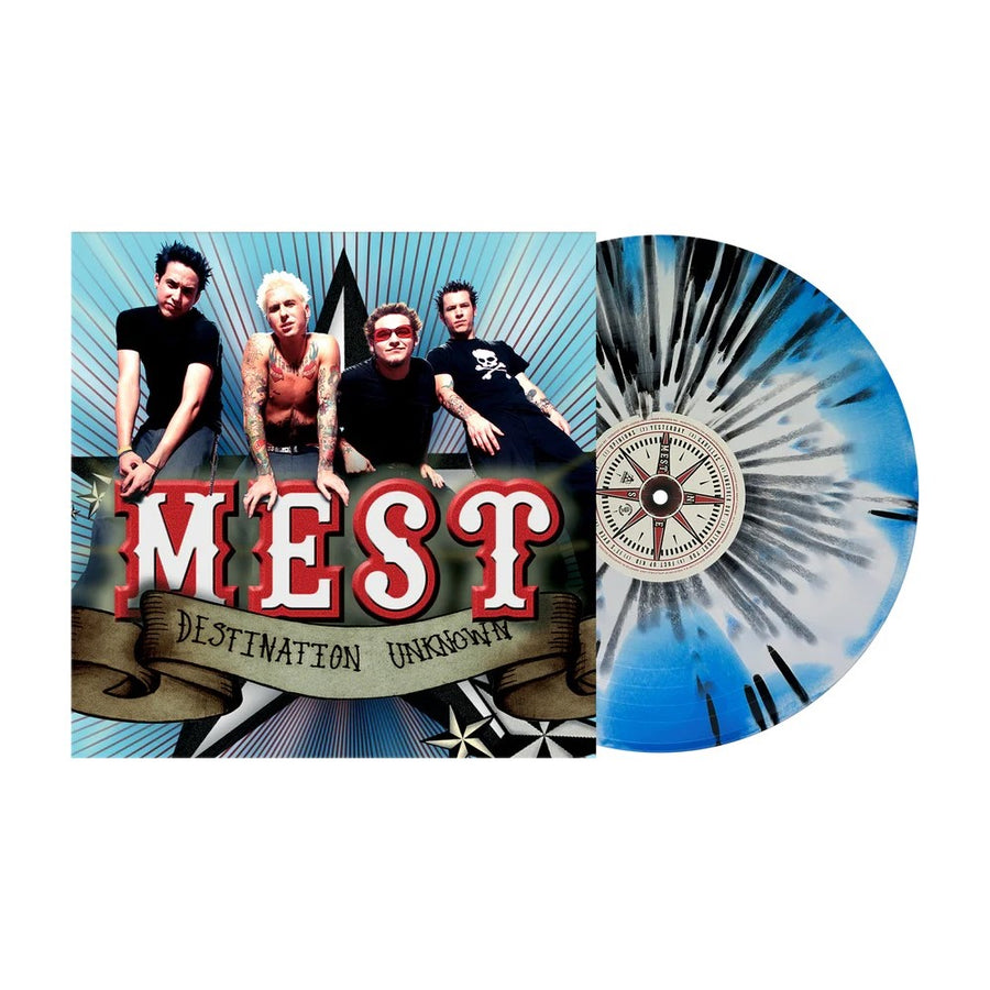 Mest - Destination Unknown Exclusive Limited Blue/White Smash/Black Splatter Color Vinyl LP