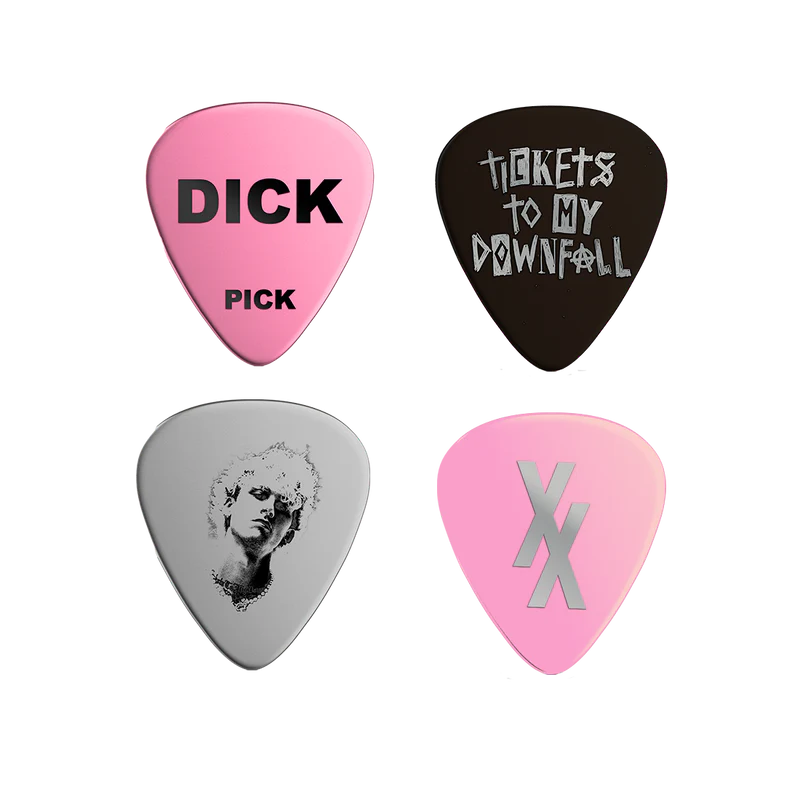 Machine Gun Kelly MGK Tickets Guitar Picks (Set of 4)