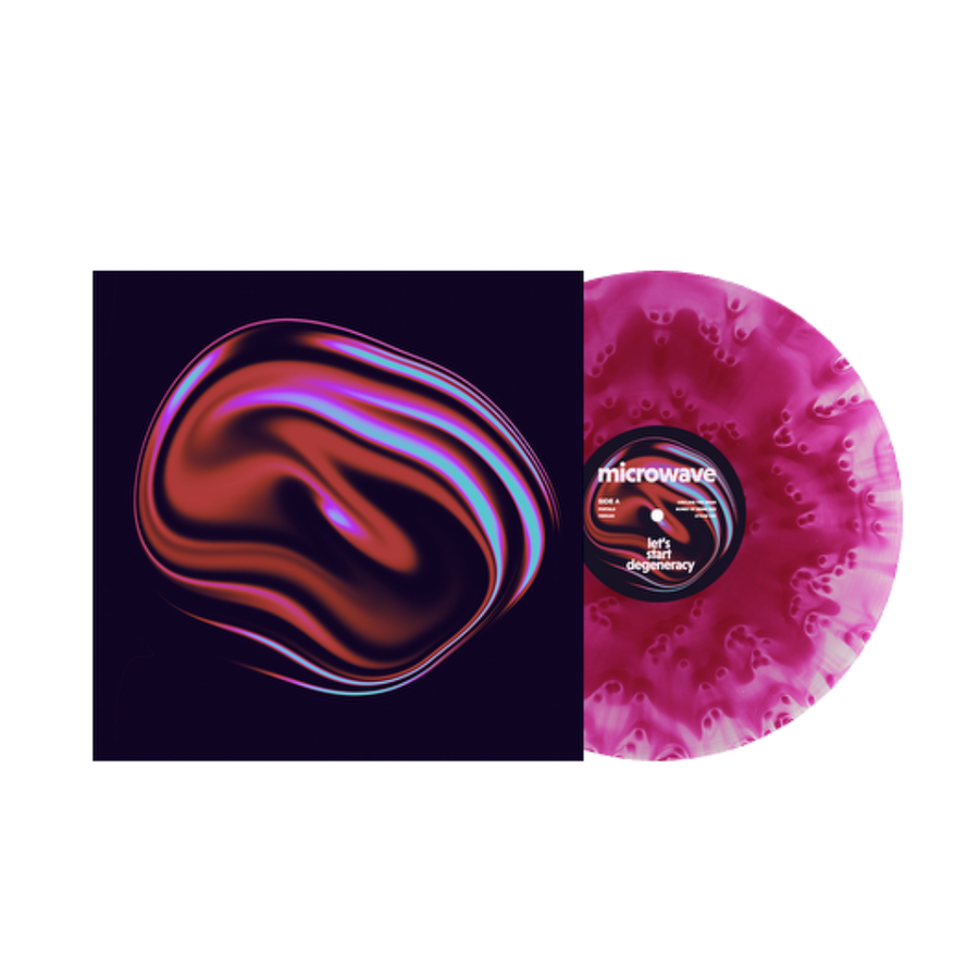 Microwave - Let's Start Degeneracy Exclusive Limited Cloudy Deep Purple Color Vinyl LP