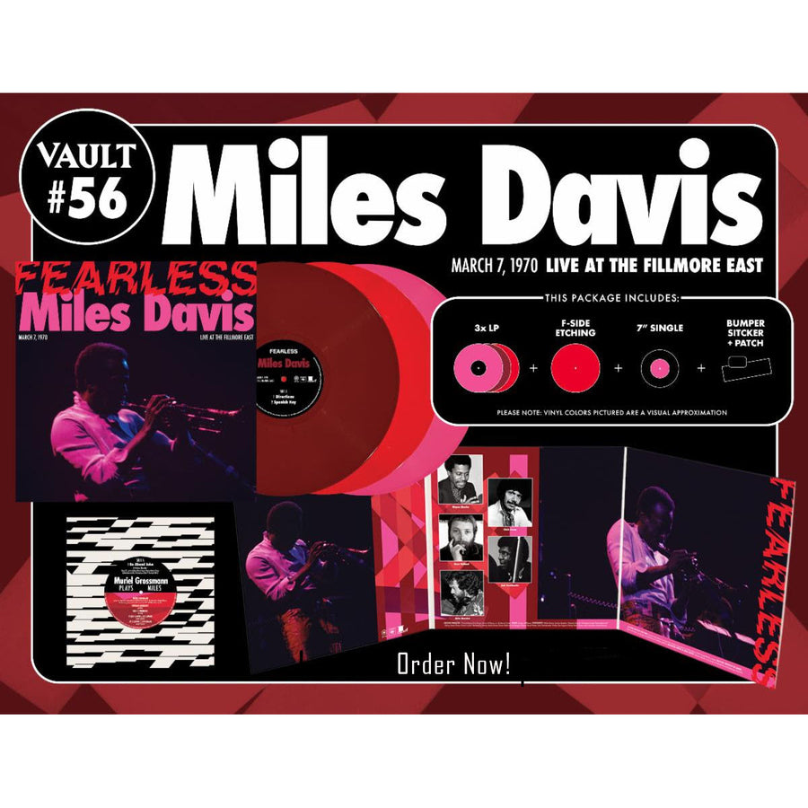 Miles Davis - Fearless Exclusive Limited Colored Vinyl 3x LP + 7” Vinyl Record