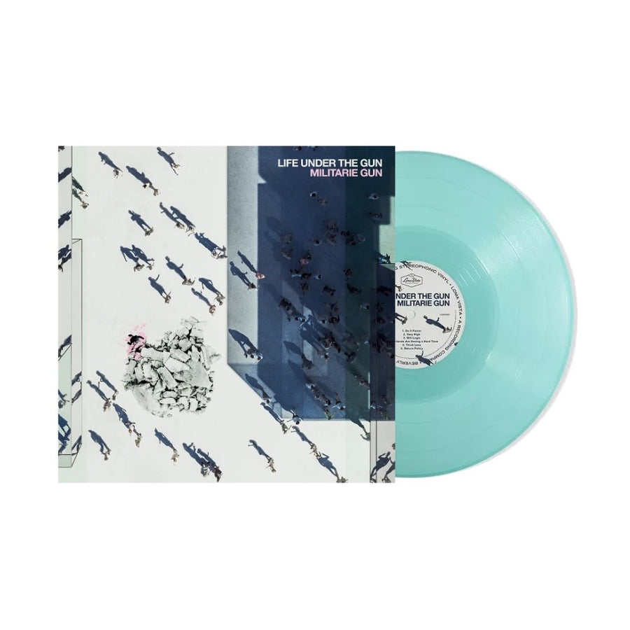 Militarie Gun - Life Under the Gun Exclusive Limited Translucent Light Blue Color Vinyl LP