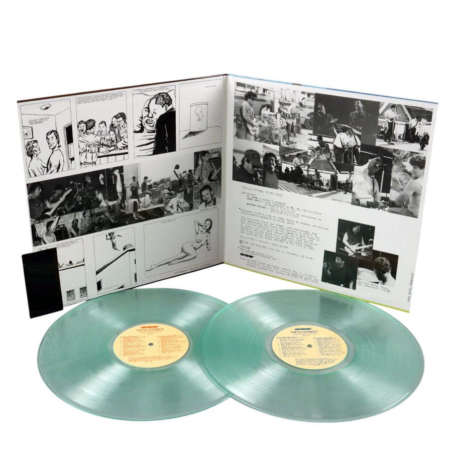 Minutemen Double Nickels On The Dime Exclusive Limited Coke Bottle Clear Color Vinyl 2x LP