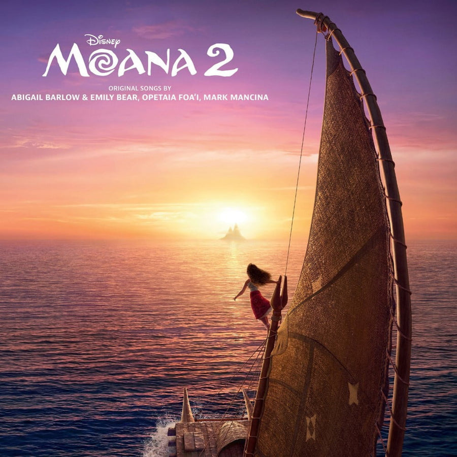 Moana 2 OST Exclusive Limited Blue Splatter Color Vinyl LP