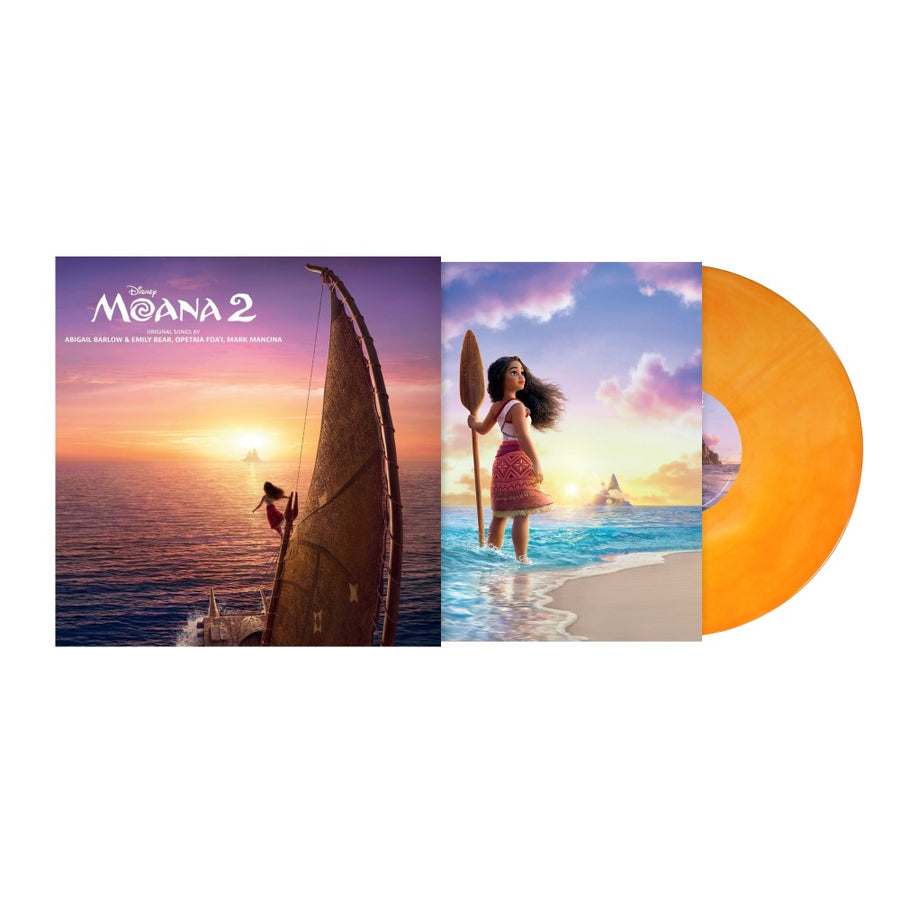 Moana 2 OST Exclusive Limited Orange Swirl Color Vinyl LP