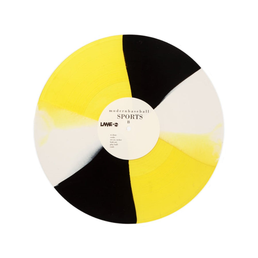 Modern Baseball - Sports Exclusive Limited Edition Yellow/Black/White Twist Color Vinyl LP