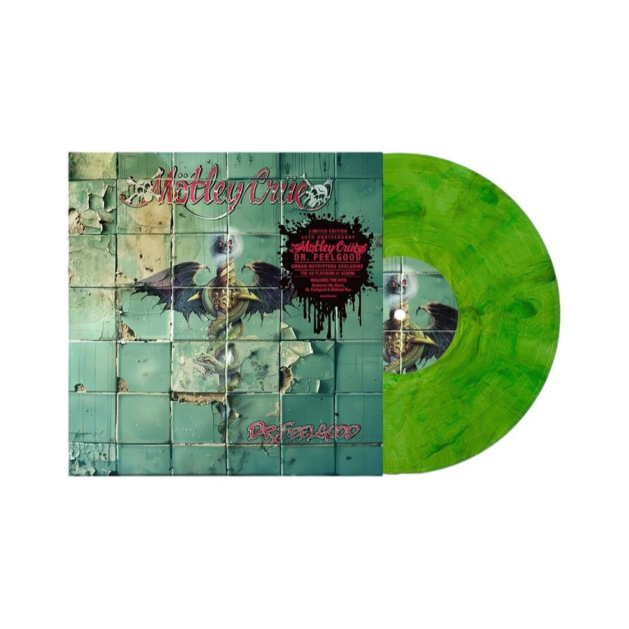 Motley Crue - Dr. Feelgood (35th Anniversary) Exclusive Limited Ghostly Green Color Vinyl LP