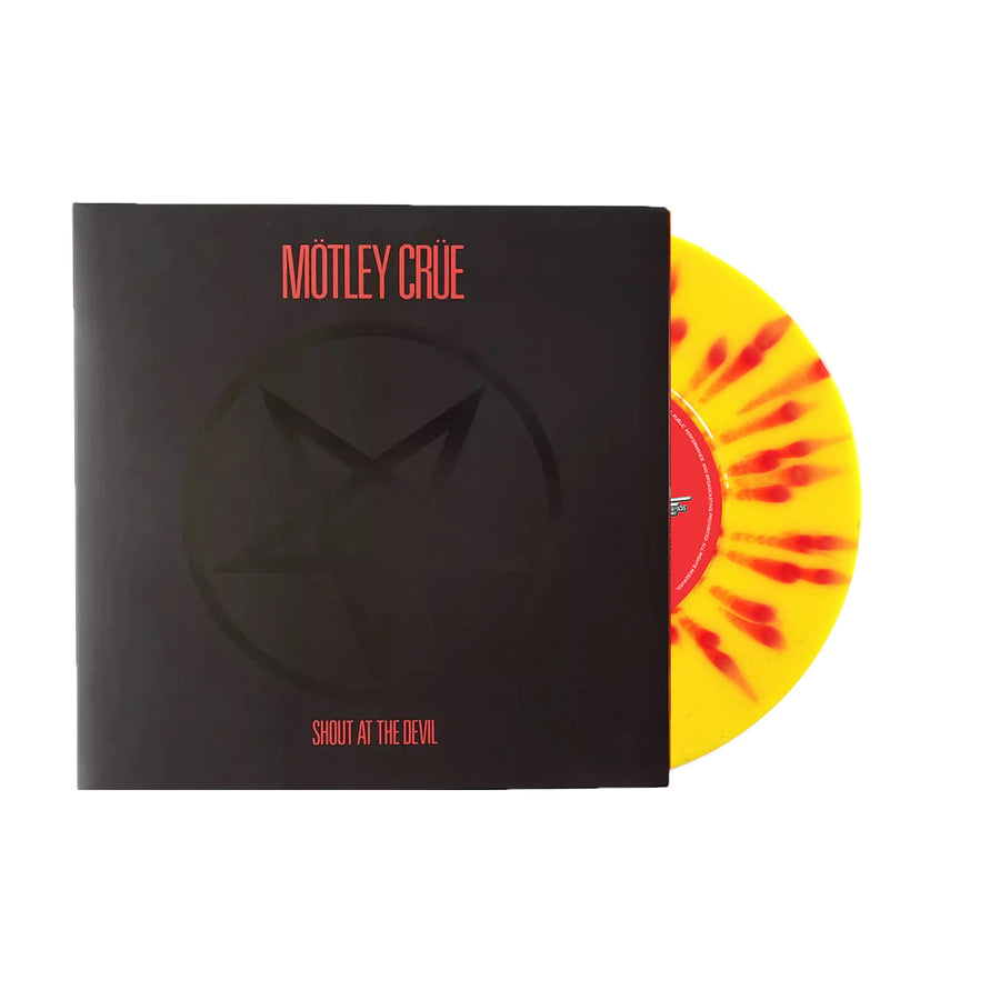 Mötley Crüe - Shout At The Devil Exclusive 40th Anniversary Edition Orange Yellow Splatter Vinyl LP