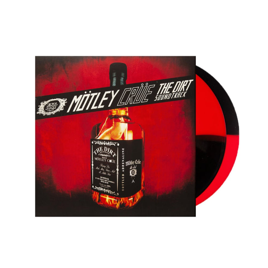 Motley Crue - The Dirt Soundtrack Exclusive Black/Red Split Color Vinyl 2x LP Limited Edition #1000 Copies