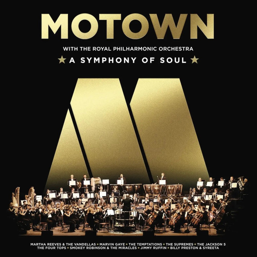 Motown A Symphony Of Soul (Royal Philharmonic Orchestra) Exclusive Limited Gold Color Vinyl LP