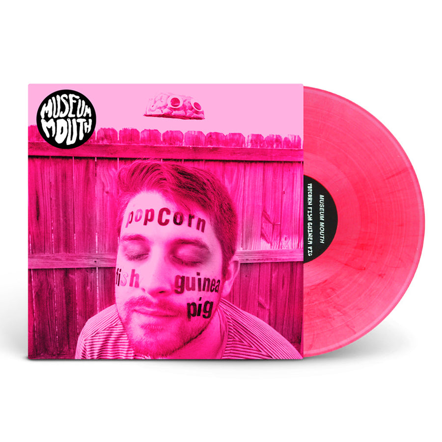 Museum Mouth - Popcorn Fish Guinea Pig Exclusive Limited Edition Transparent Pink Vinyl LP Record