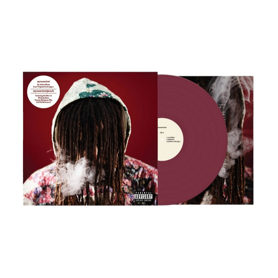 Mynameisntjmack - Mynameisnt Exclusive Limited Edition Burgundy Color Vinyl LP