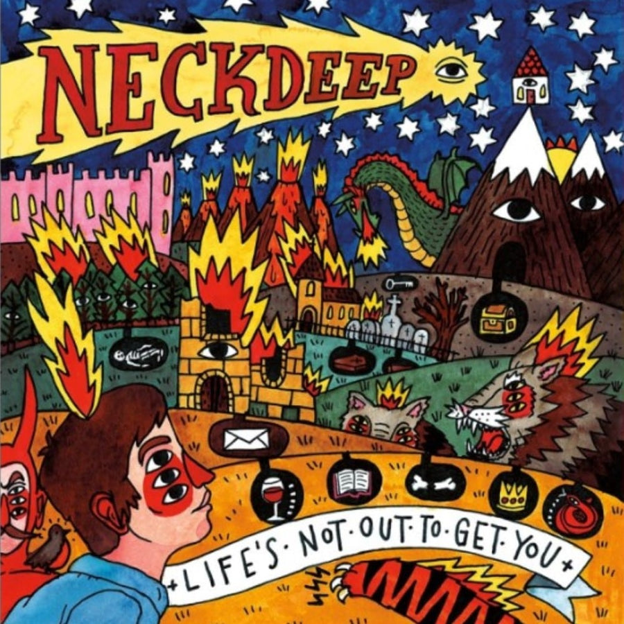 Neck Deep - Life's Not Out To Get You Exclusive Limited Red Color Vinyl LP