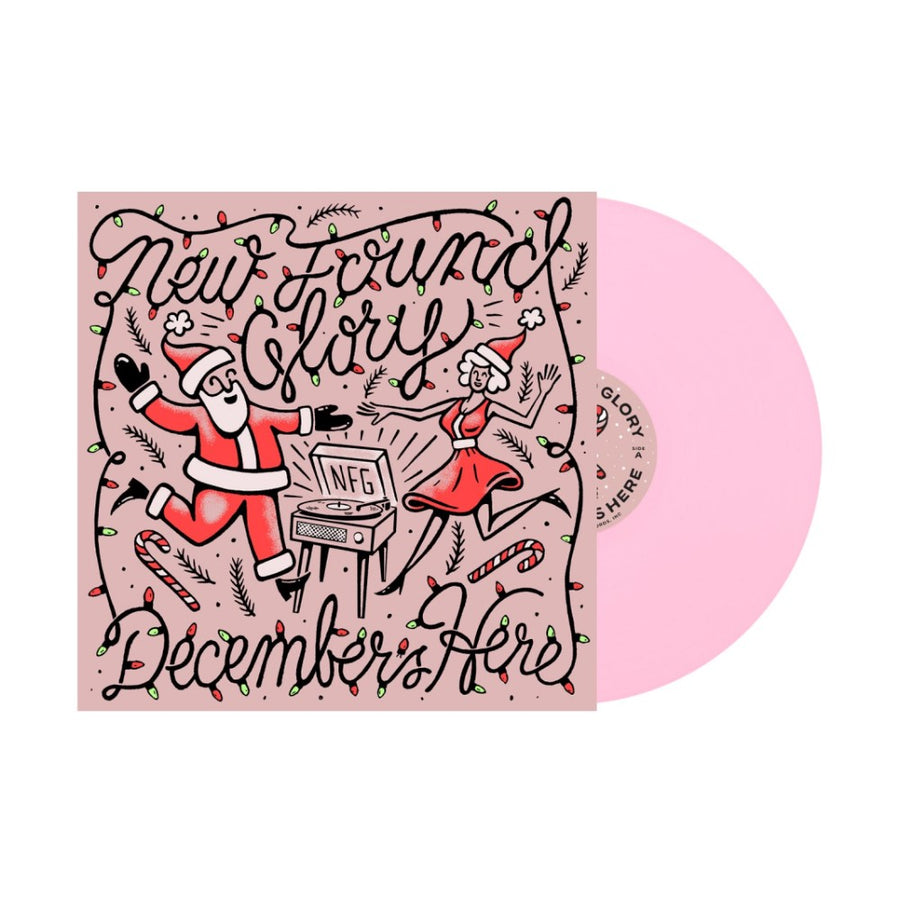 New Found Glory - December's Here Exclusive Limited Light Pink Color Vinyl LP