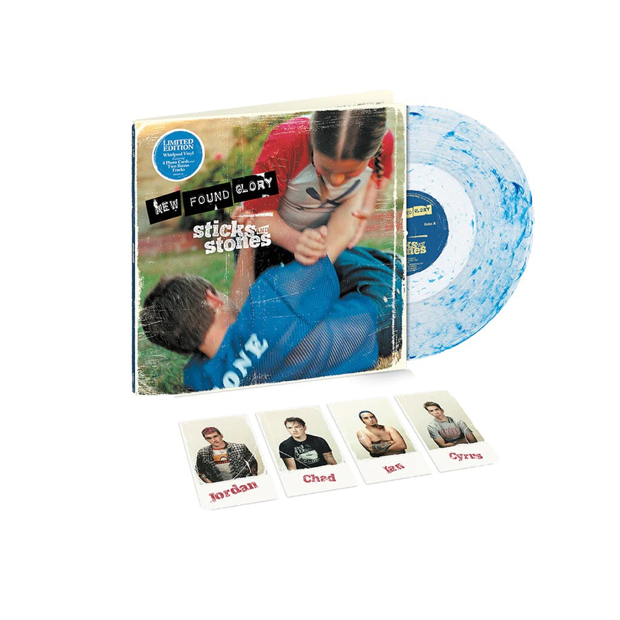 New Found Glory - Sticks And Stones Exclusive Limited Blue Splatter Color Vinyl LP