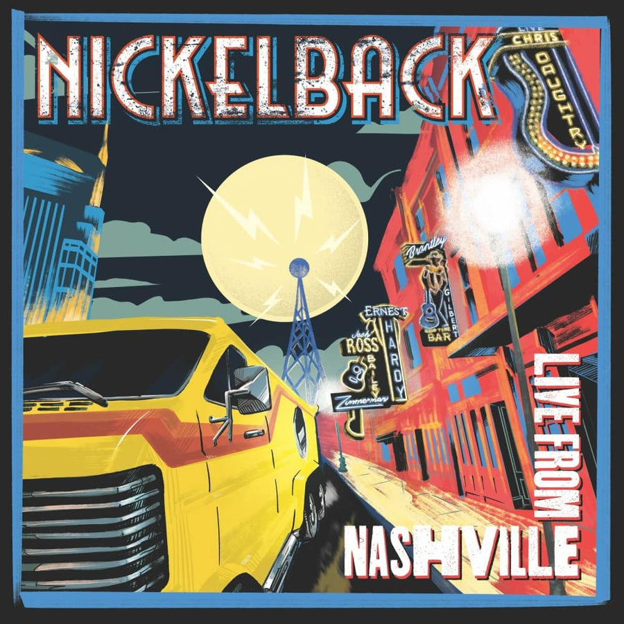 Nickelback - Live From Nashville Exclusive Limited Yellow/Orange Splatter Color Vinyl 2x LP