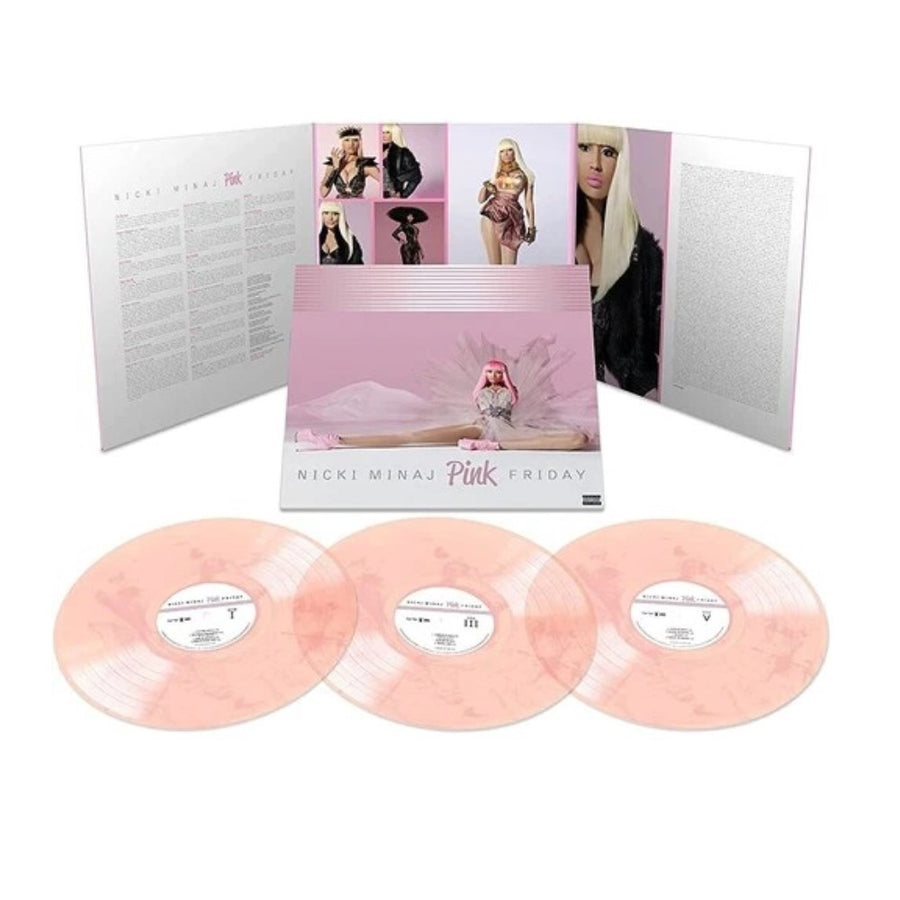 Nicki Minaj - Pink Friday 10th Anniversary Exclusive Limited Pink Color Vinyl 3x LP