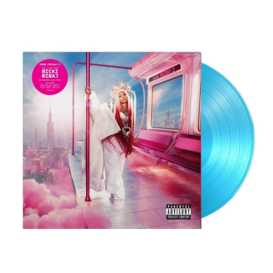Nicki Minaj - Pink Friday 2 Exclusive Limited Electric Blue Color Vinyl LP