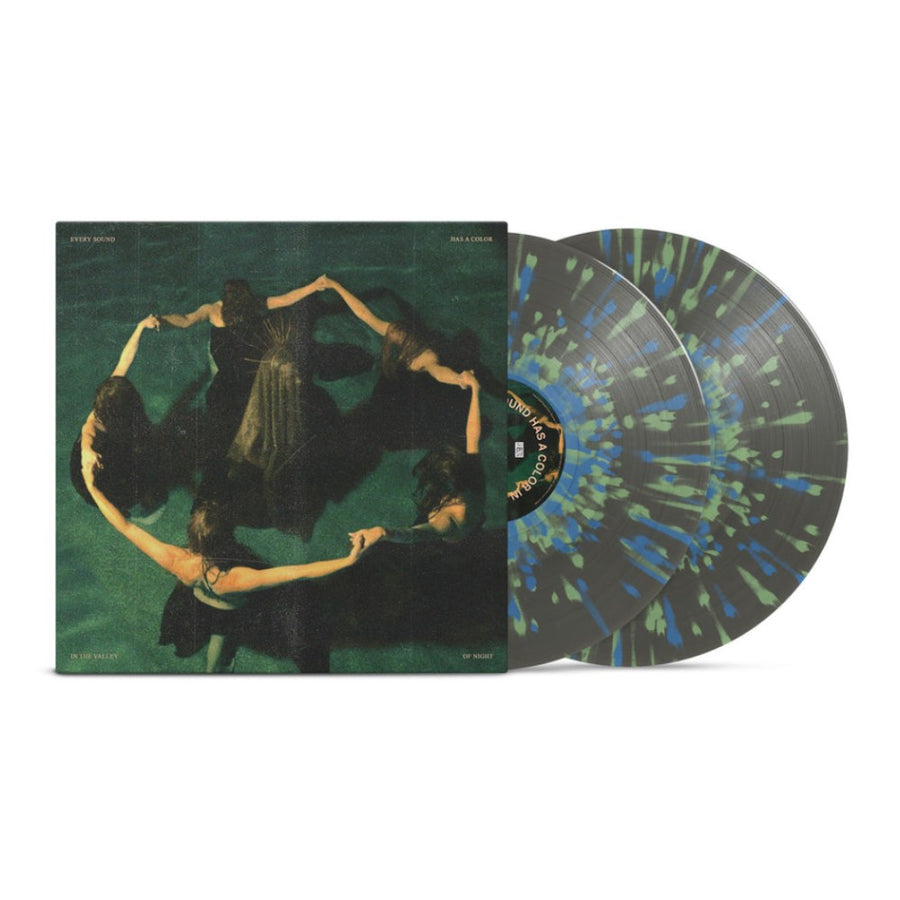 Night Verses - Every Sound Has A Color In The Valley Of Night Exclusive Trans Grey/Blue/Green Splatter Color Vinyl LP