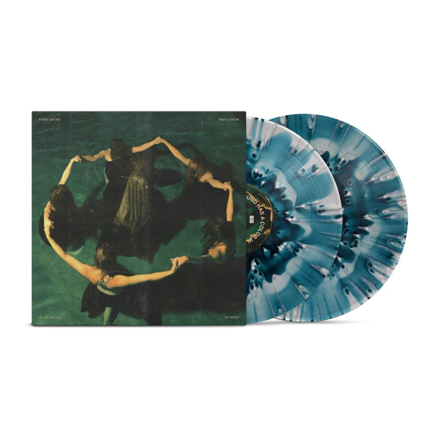 Night Verses - Every Sounds Has A Color In The Valley Of Night Exclusive Limited Cloudy Clear/Blue/Bone Splatter Color Vinyl LP
