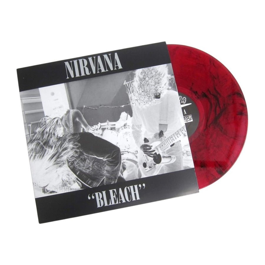 Nirvana - Bleach Exclusive Limited Red/Black Marble Color Vinyl LP