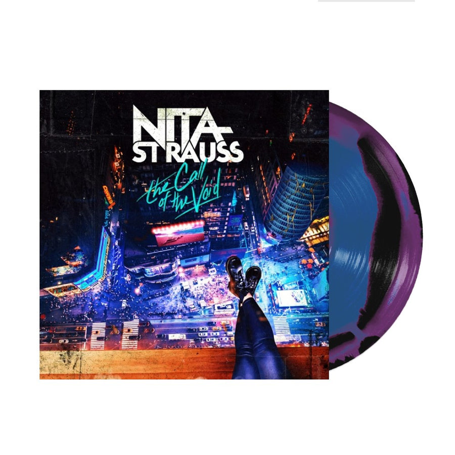 Nita Strauss - The Call of the Void Exclusive Cyan/Purple/Black Tri-Color Vinyl 2x LP Limited Edition #750 Copies