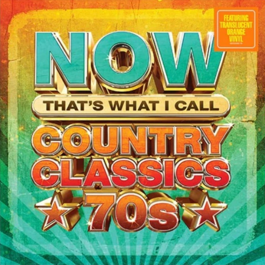 NOW That’s What I Call Country Classics '70s Exclusive Limited Orange Color Vinyl LP