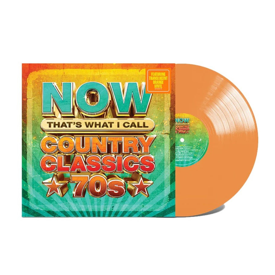 NOW That’s What I Call Country Classics '70s Exclusive Limited Orange Color Vinyl LP