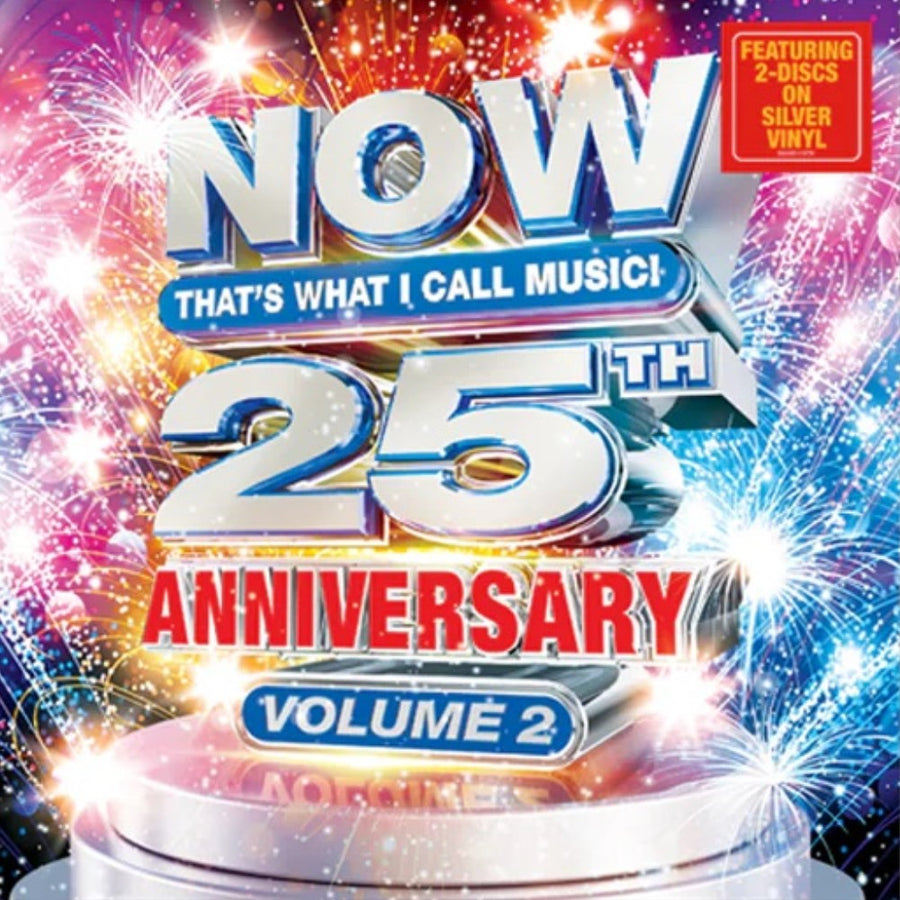 NOW That's What I Call Music 25th Anniversary Vol. 2 Exclusive Limited Silver Color Vinyl 2x LP