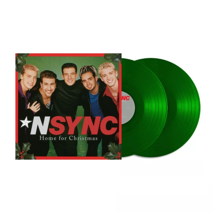 NSYNC - Home For Christmas Xmas Exclusive Limited Edition Opaque Green Color Vinyl 2x LP Record
