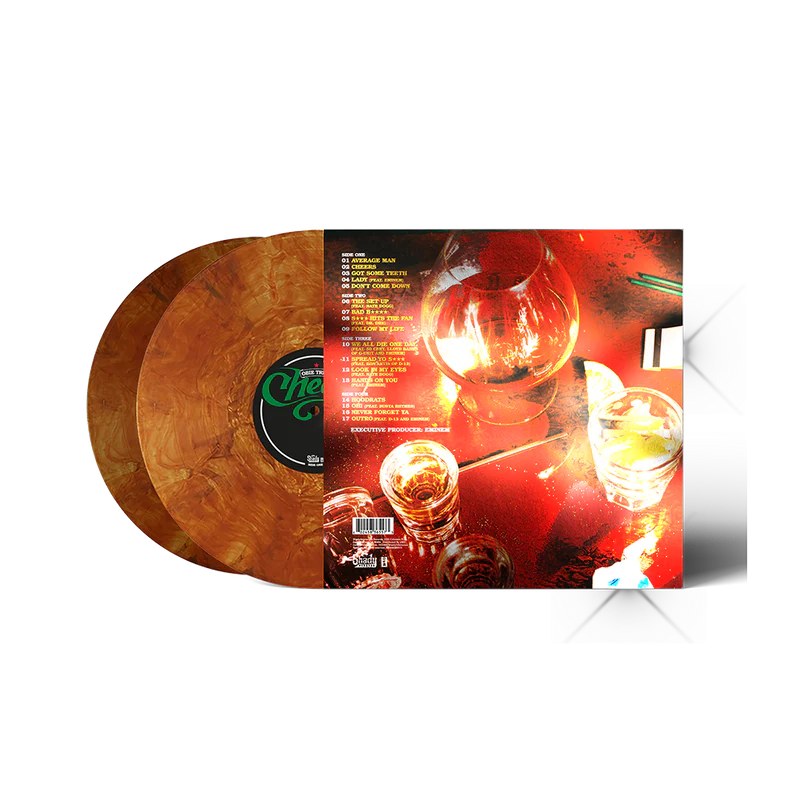 Obie Trice - Cheers IVC Exclusive Cognac Colored Numbered Vinyl 2LP with lithograph insert