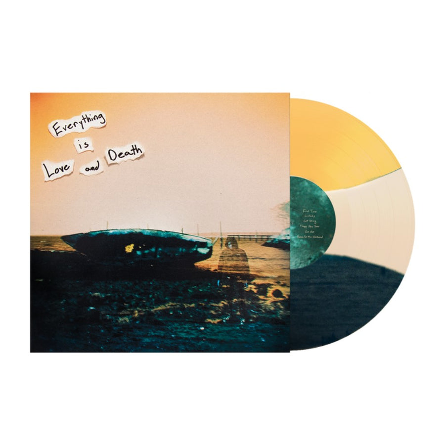 Oceanator - Everything Is Love and Death Exclusive Limited Yellow/Beige/Teal Striped Color Vinyl LP