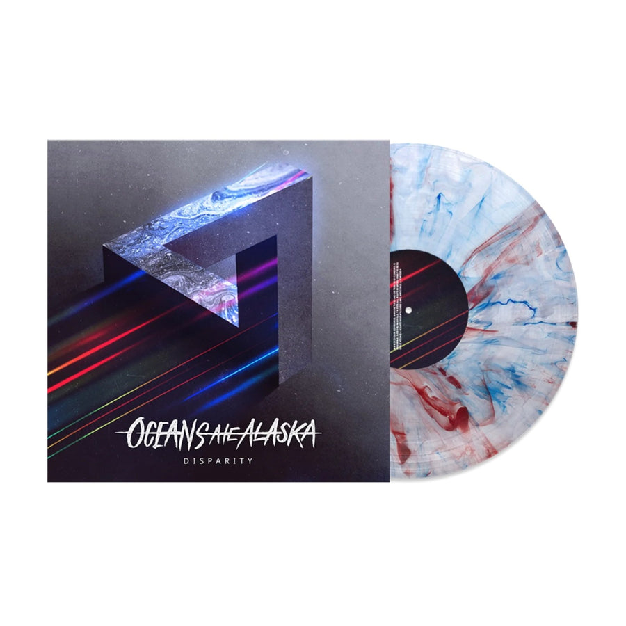 Oceans Ate Alaska - Disparity Exclusive Red/White/Blue Marble Color Vinyl LP Limited Edition #500 Copies