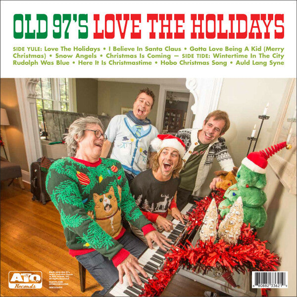 Old 97's - Love The Holidays Limited Edition White/Red/Green Splatter Color Vinyl LP Record