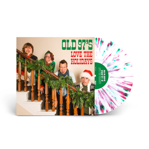 Old 97's - Love The Holidays Limited Edition White/Red/Green Splatter Color Vinyl LP Record