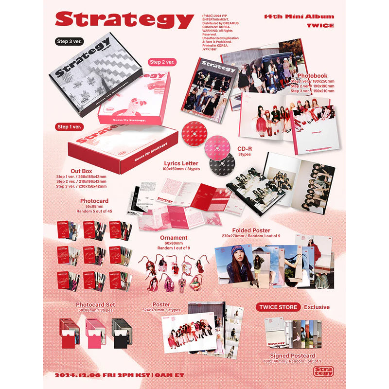 TWICE STRATEGY CD Box (Step 2 ver.) (Signed)