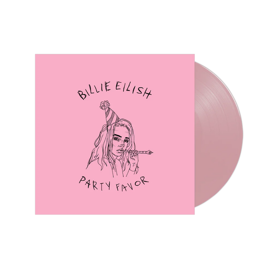 Billie Eilish Party Favor Hotline Bling Pink Colored 7 inch Vinyl